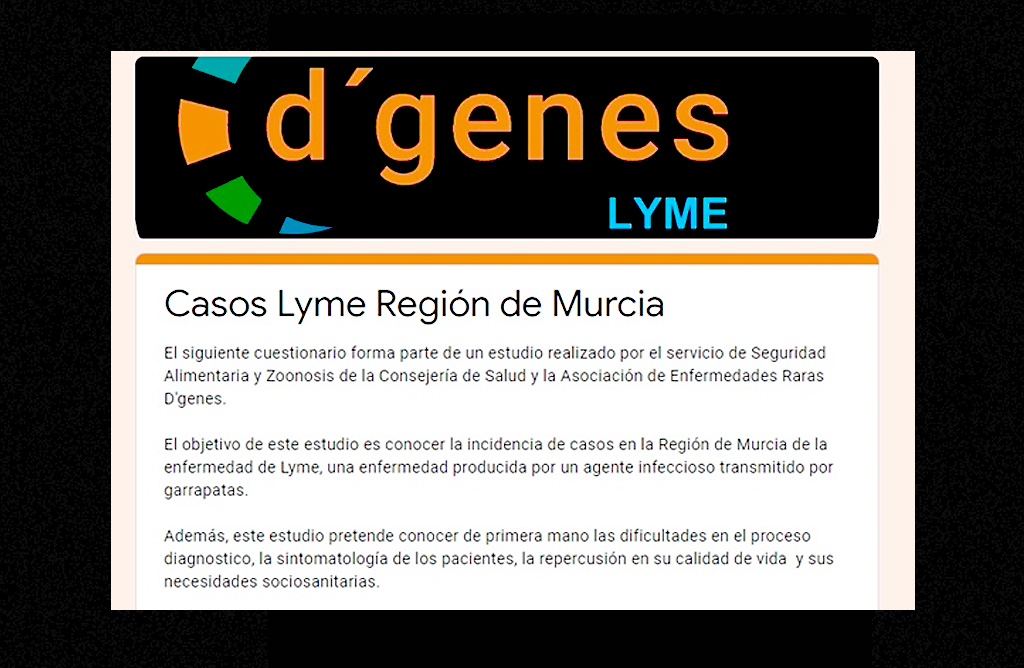 DGenes difunde un cuestionario para conocer la incidencia de casos de Lyme en la Regin